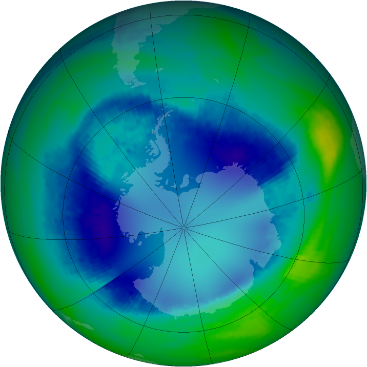 Ozone Map 2003-08-18